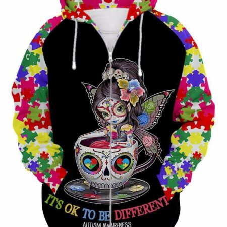 Teacup Girl Autism Hoodie