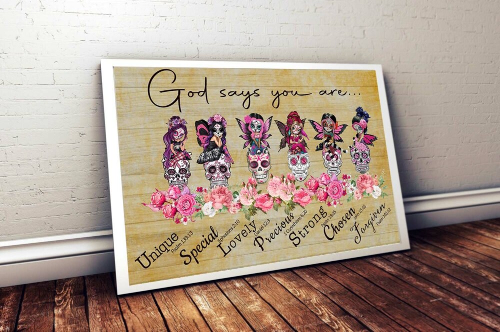 God Says You Are Breast Cancer - Horizontal Poster - Owl Ohh - Owl Ohh