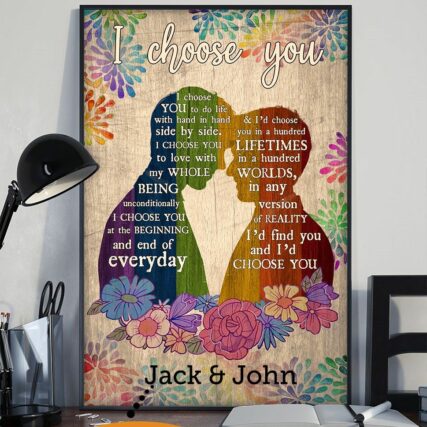 LGBT Pride Lover Personalized - Vertical Poster - Owl Ohh - Owl Ohh