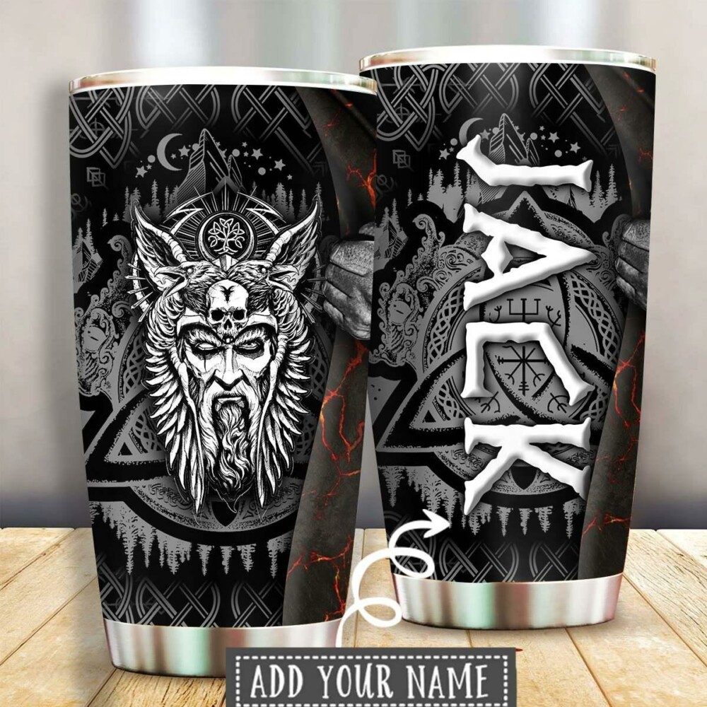 Viking Cool Sign Blood Personalized - Tumbler - Owl Ohh - Owl Ohh