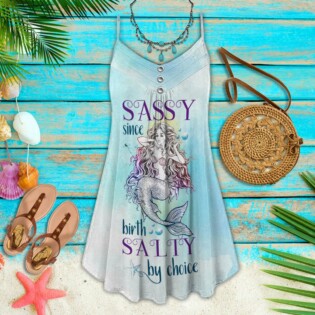 Mermaid Sassy Sine Birth Salty By Choice - Summer Dress - Owl Ohh - Owl Ohh