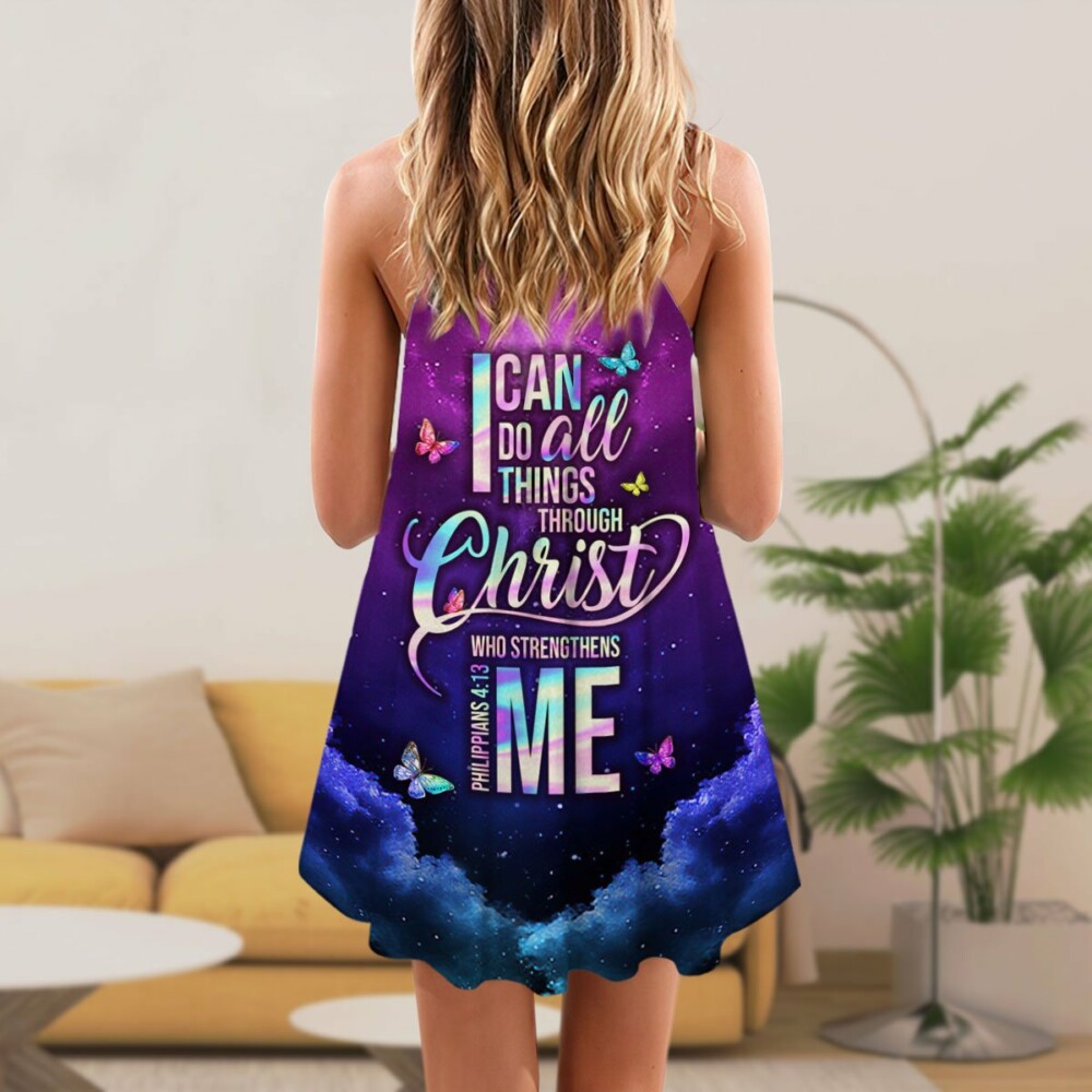 Butterfly Faith I Can Do All Things - Summer Dress - Owl Ohh - Owl Ohh