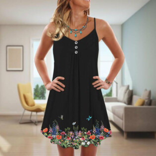 Butterfly Flower With Classic Style - Summer Dress - Owl Ohh - Owl Ohh
