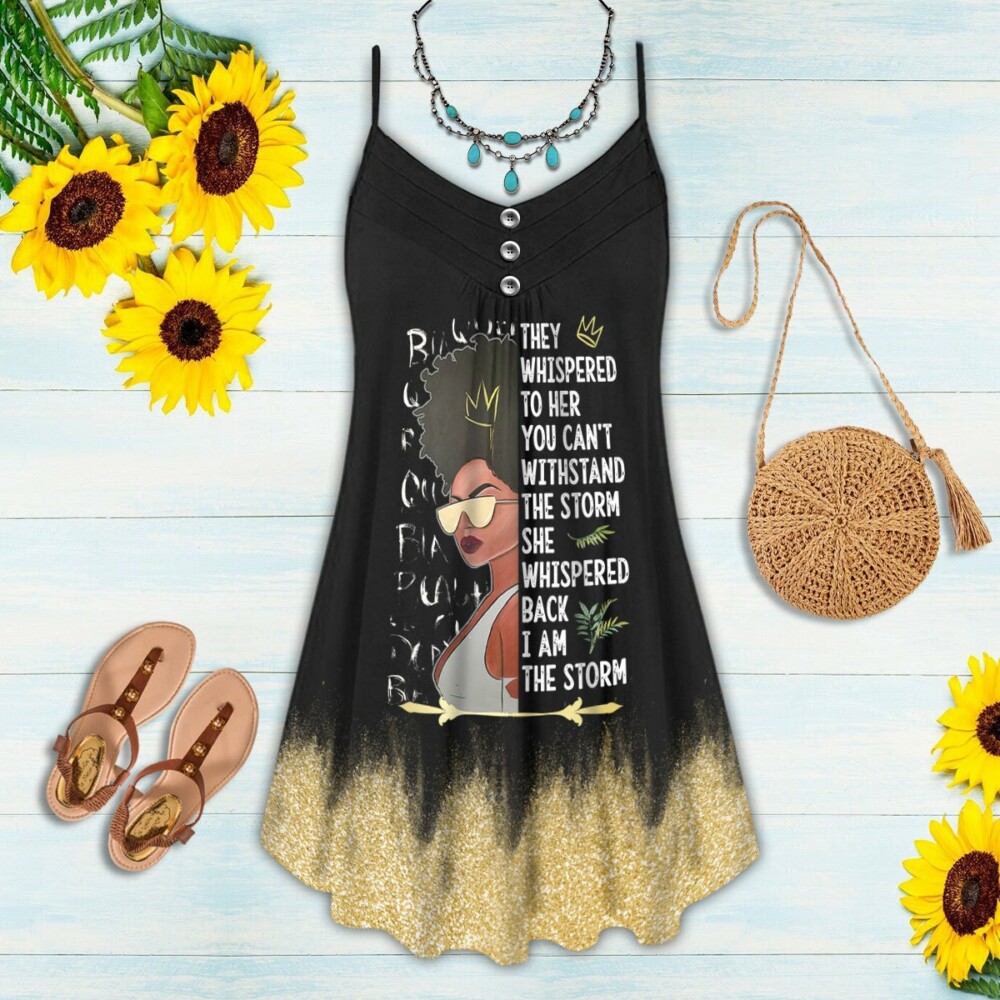 Black Women I Am The Storm - Summer Dress - Owl Ohh - Owl Ohh