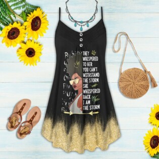 Black Women I Am The Storm - Summer Dress - Owl Ohh - Owl Ohh