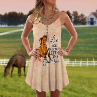 Horse Live Like Someone - Summer Dress - Owl Ohh - Owl Ohh