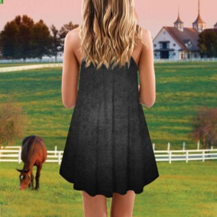 Black White Horse So Cool - Summer Dress - Owl Ohh - Owl Ohh