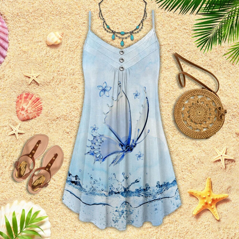 Butterfly Water Effect - Summer Dress - Owl Ohh - Owl Ohh