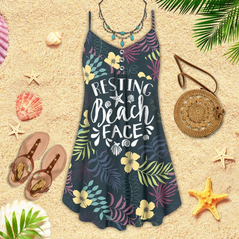 Beach Face Beautiful Flowers - Summer Dress - Owl Ohh - Owl Ohh