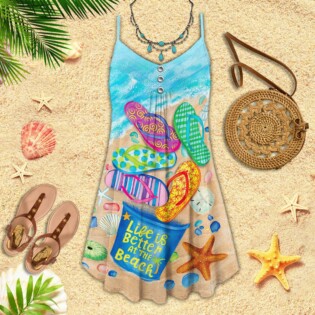 Beach Life Is Best With FlipFlops - Summer Dress - Owl Ohh - Owl Ohh