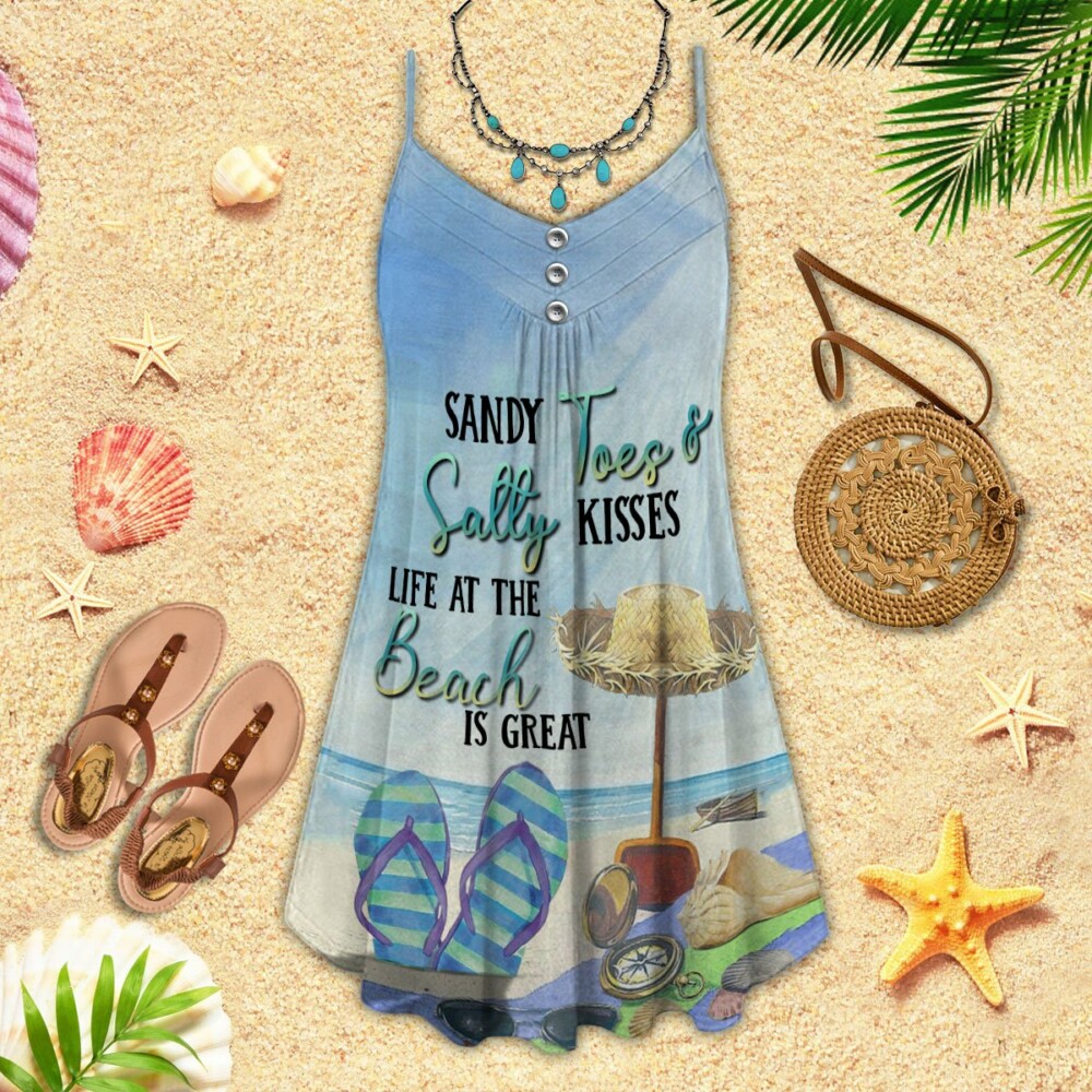 Beach Sandy Toes At The Beach is Great - Summer Dress - Owl Ohh - Owl Ohh