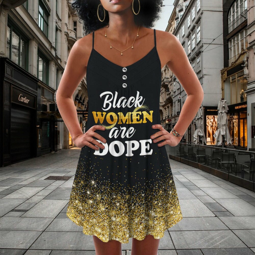 Black Women Are Dope - Summer Dress - Owl Ohh - Owl Ohh