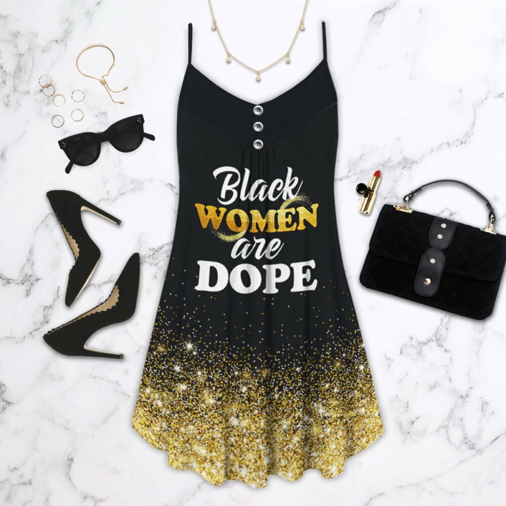 Black Women Are Dope - Summer Dress - Owl Ohh - Owl Ohh