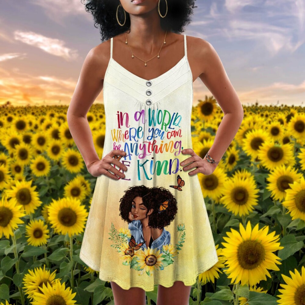 Black Women Be Kind - Summer Dress - Owl Ohh - Owl Ohh
