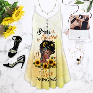 Beautiful Black Women I Love Being Me - Summer Dress - Owl Ohh - Owl Ohh