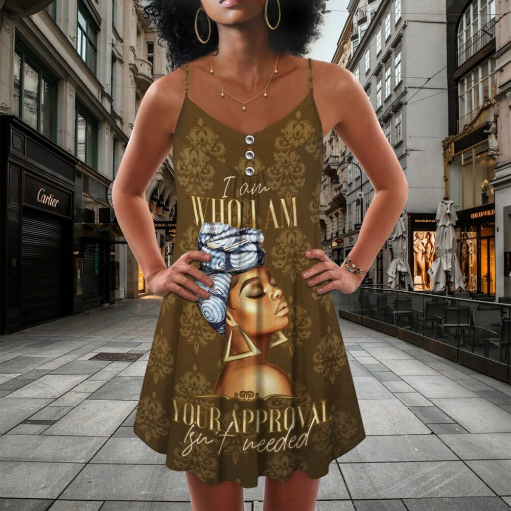 Black Women Who I Am - Summer Dress - Owl Ohh - Owl Ohh
