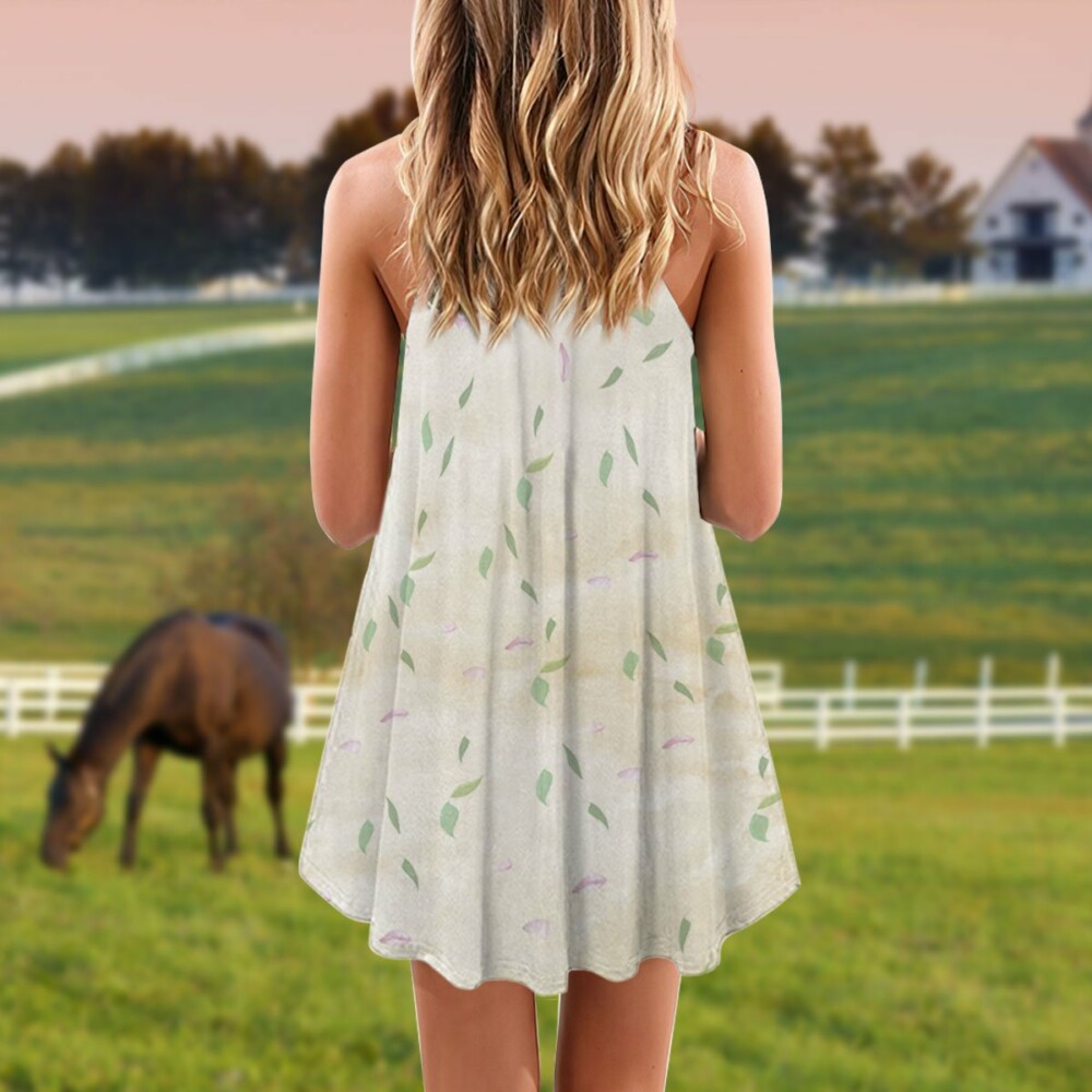 Horse Hoof Prints On My Heart - Summer Dress - Owl Ohh - Owl Ohh