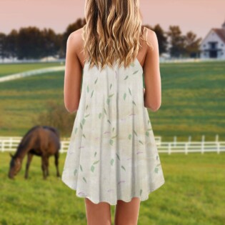 Horse Hoof Prints On My Heart - Summer Dress - Owl Ohh - Owl Ohh