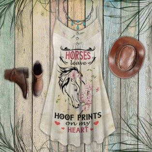 Horse Hoof Prints On My Heart - Summer Dress - Owl Ohh - Owl Ohh