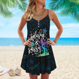 Mermaid Splashy And Sassy - Summer Dress - Owl Ohh - Owl Ohh
