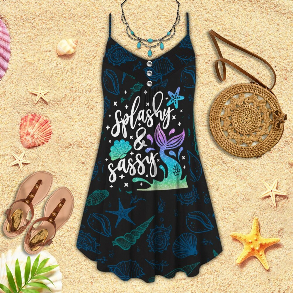 Mermaid Splashy And Sassy - Summer Dress - Owl Ohh - Owl Ohh