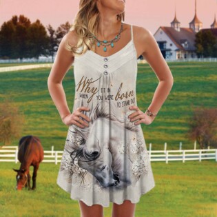 White Horse Stand Out - Summer Dress - Owl Ohh - Owl Ohh