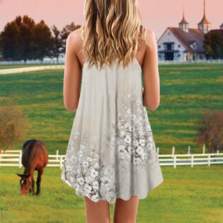 White Horse Stand Out - Summer Dress - Owl Ohh - Owl Ohh