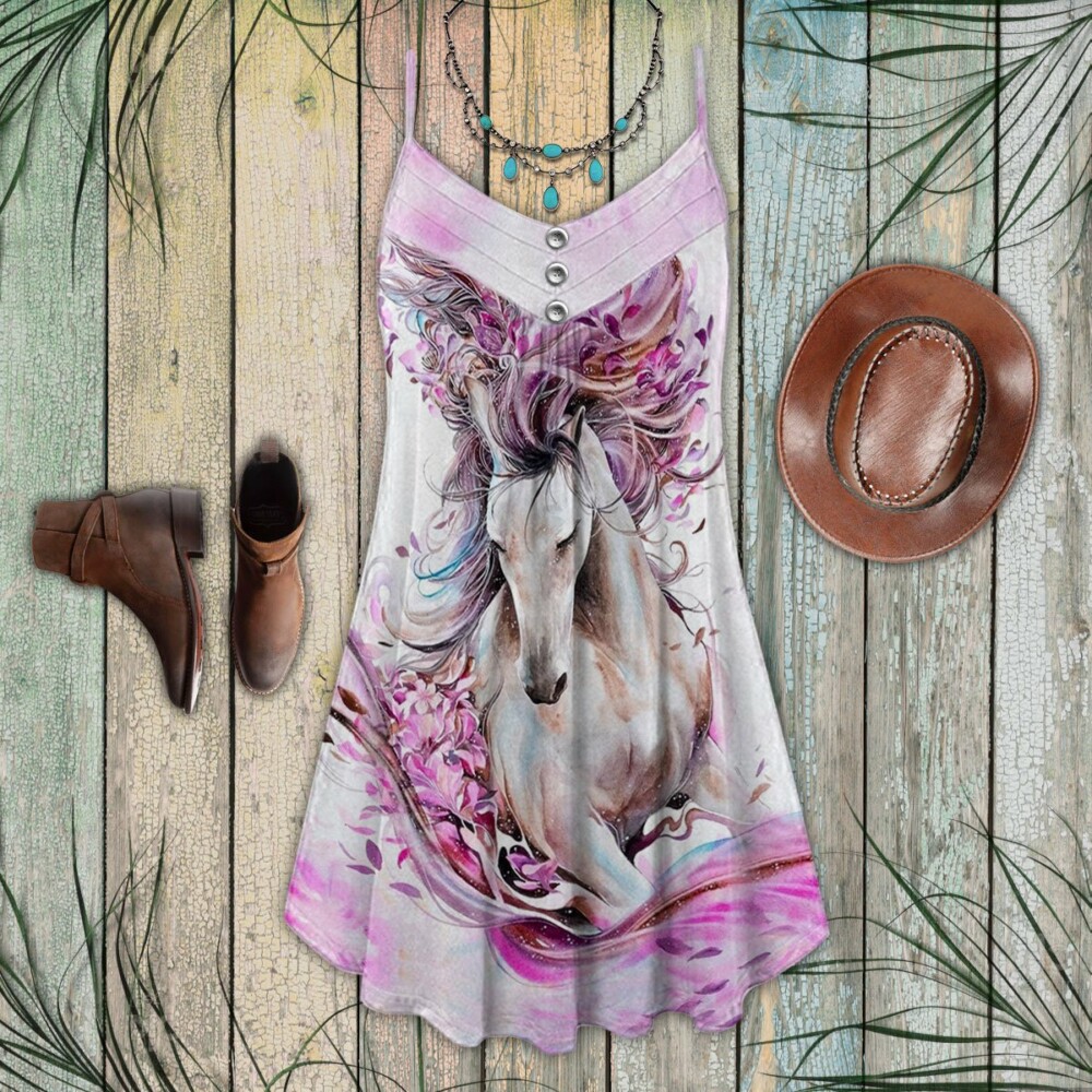Horse Just A Girl Who Loves Horses - Summer Dress - Owl Ohh - Owl Ohh