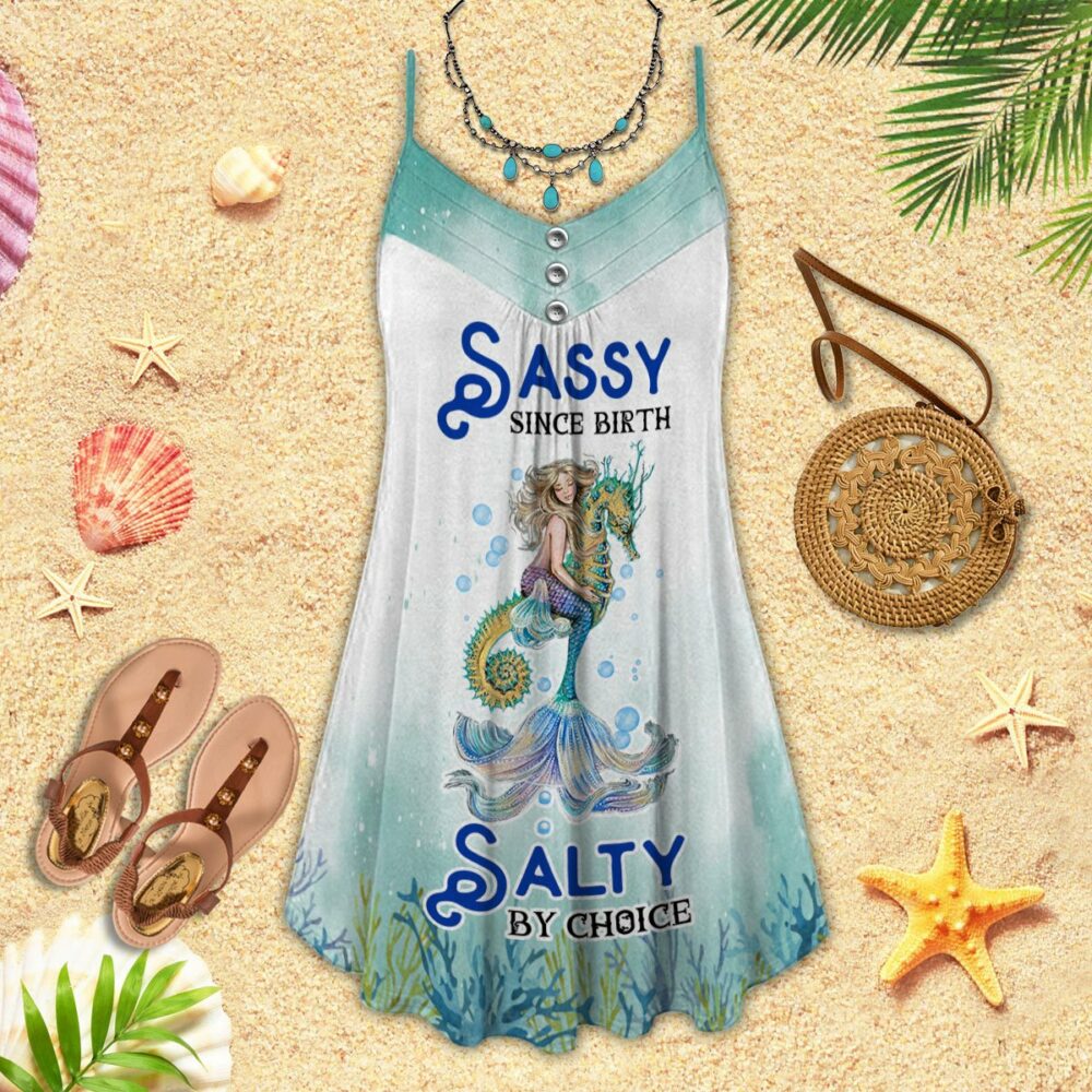 Mermaid Sassy Sine Birth Salty By Choice Summer Style - Summer Dress - Owl Ohh - Owl Ohh