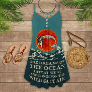 Mermaid Ocean Dream Late At Night - Summer Dress - Owl Ohh - Owl Ohh
