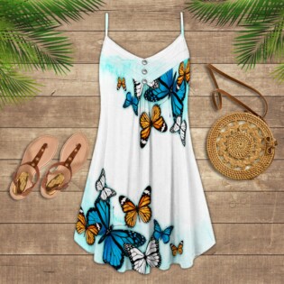 Many Butterfly Play Together - Summer Dress - Owl Ohh - Owl Ohh