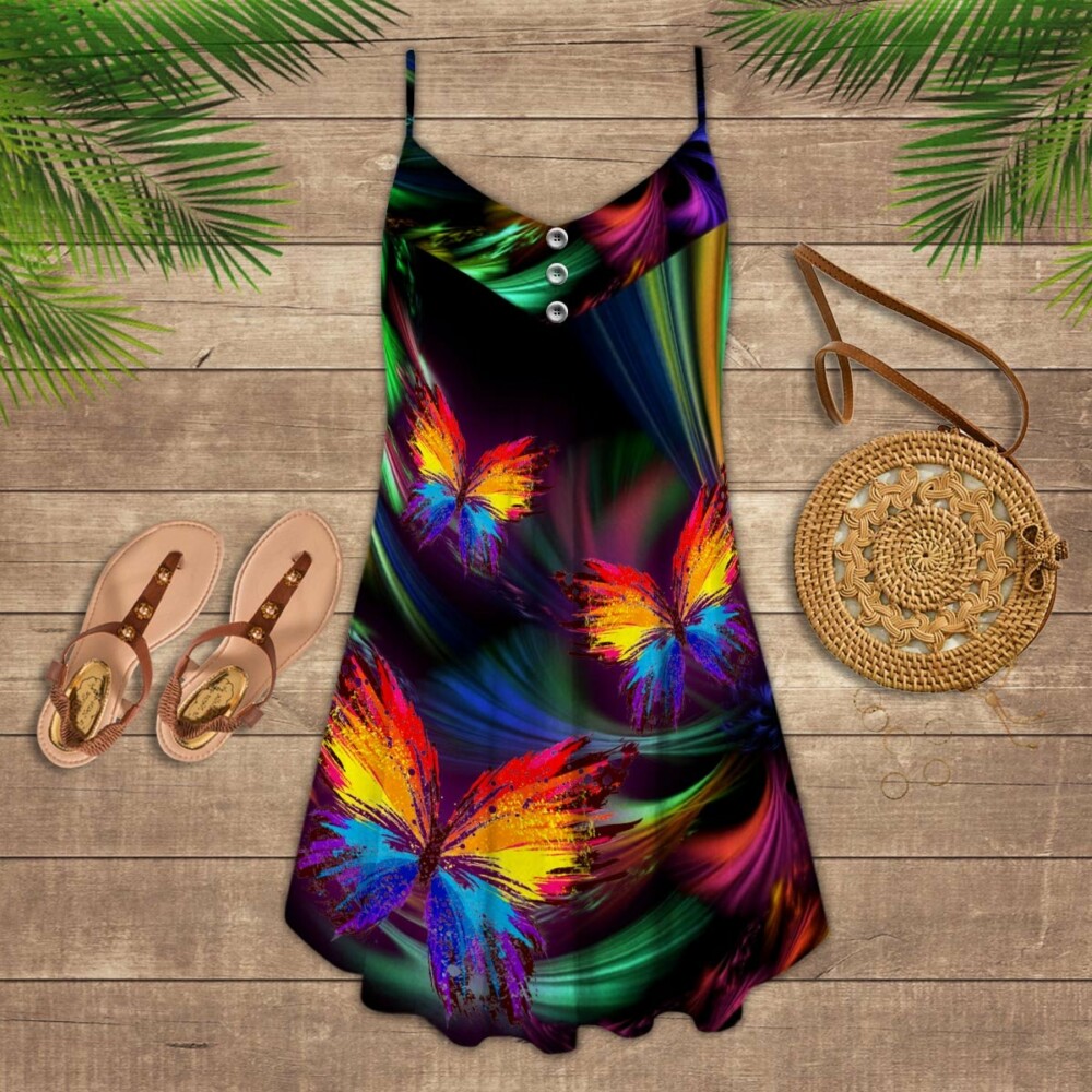 Butterfly Colorful Your Life - Summer Dress - Owl Ohh - Owl Ohh