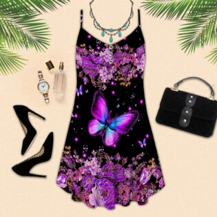 Butterfly In The Dark Area - Summer Dress - Owl Ohh - Owl Ohh