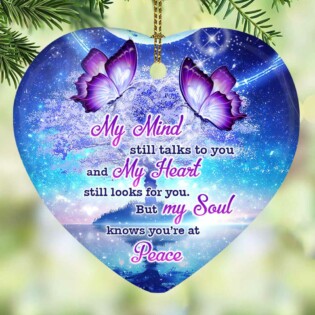 Butterfly Remember You Forever - Heart Ornament - Owl Ohh - Owl Ohh