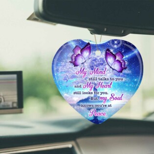 Butterfly Remember You Forever - Heart Ornament - Owl Ohh - Owl Ohh