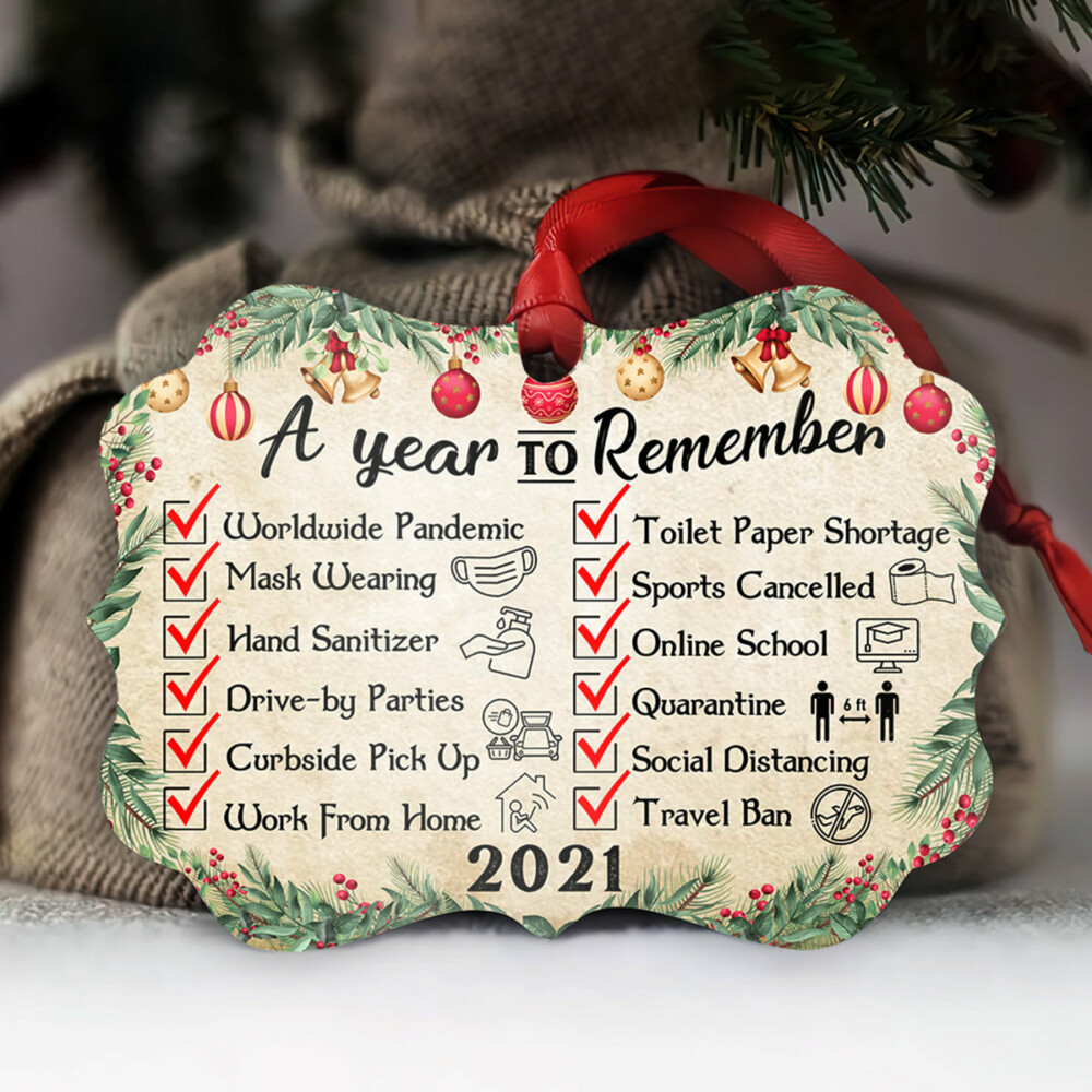 A Year To Remember 2021 - Horizontal Ornament - Owl Ohh - Owl Ohh