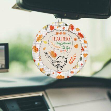 Teacher Bring Dreams To Life - Circle Ornament - Owl Ohh - Owl Ohh