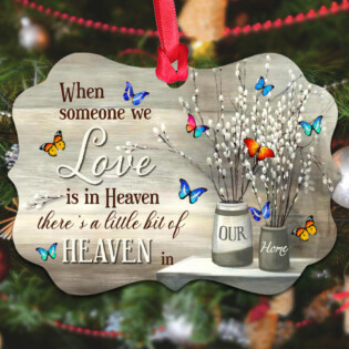 Butterfly A Little Bit Of Heaven In Our Home - Horizontal Ornament - Owl Ohh - Owl Ohh