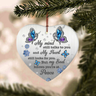 Butterfly Style Butterfly Forever In My Heart - Heart Ornament - Owl Ohh - Owl Ohh