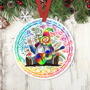Gnome Tree Of Beautiful Life - Circle Ornament - Owl Ohh - Owl Ohh