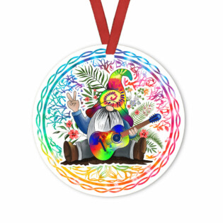 Gnome Tree Of Beautiful Life - Circle Ornament - Owl Ohh - Owl Ohh