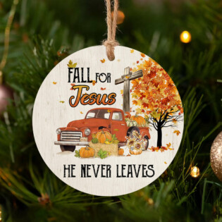 Jesus Fall For Car - Circle Ornament - Owl Ohh - Owl Ohh