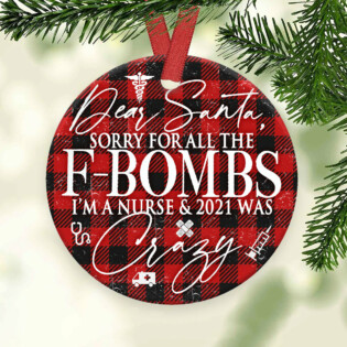 Nurse I'm A Nurse - Circle Ornament - Owl Ohh - Owl Ohh