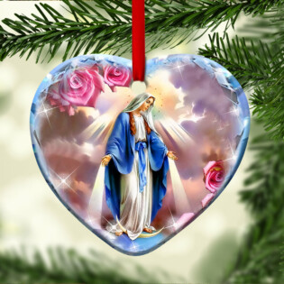 Mother Maria Faith Love - Heart Ornament - Owl Ohh - Owl Ohh