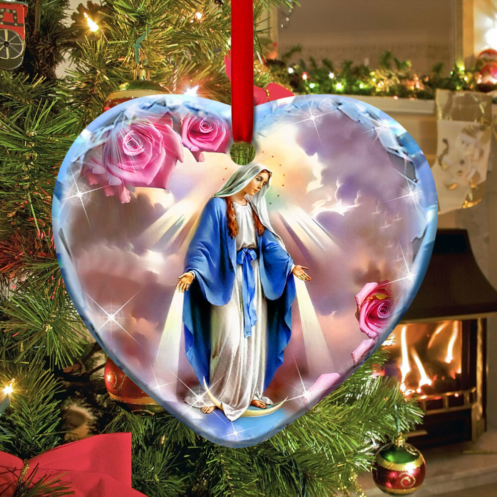 Mother Maria Faith Love - Heart Ornament - Owl Ohh - Owl Ohh