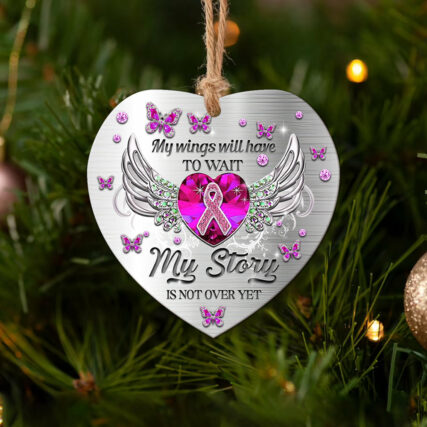 Butterfly Jewelry My Story Is Not Over - Heart Ornament - Owl Ohh - Owl Ohh