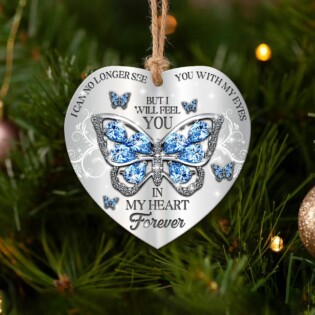 Butterfly Feel You In My Heart - Heart Ornament - Owl Ohh - Owl Ohh