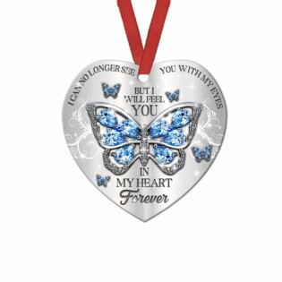 Butterfly Feel You In My Heart - Heart Ornament - Owl Ohh - Owl Ohh