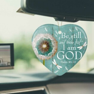 God Faith Stay Still - Heart Ornament - Owl Ohh - Owl Ohh