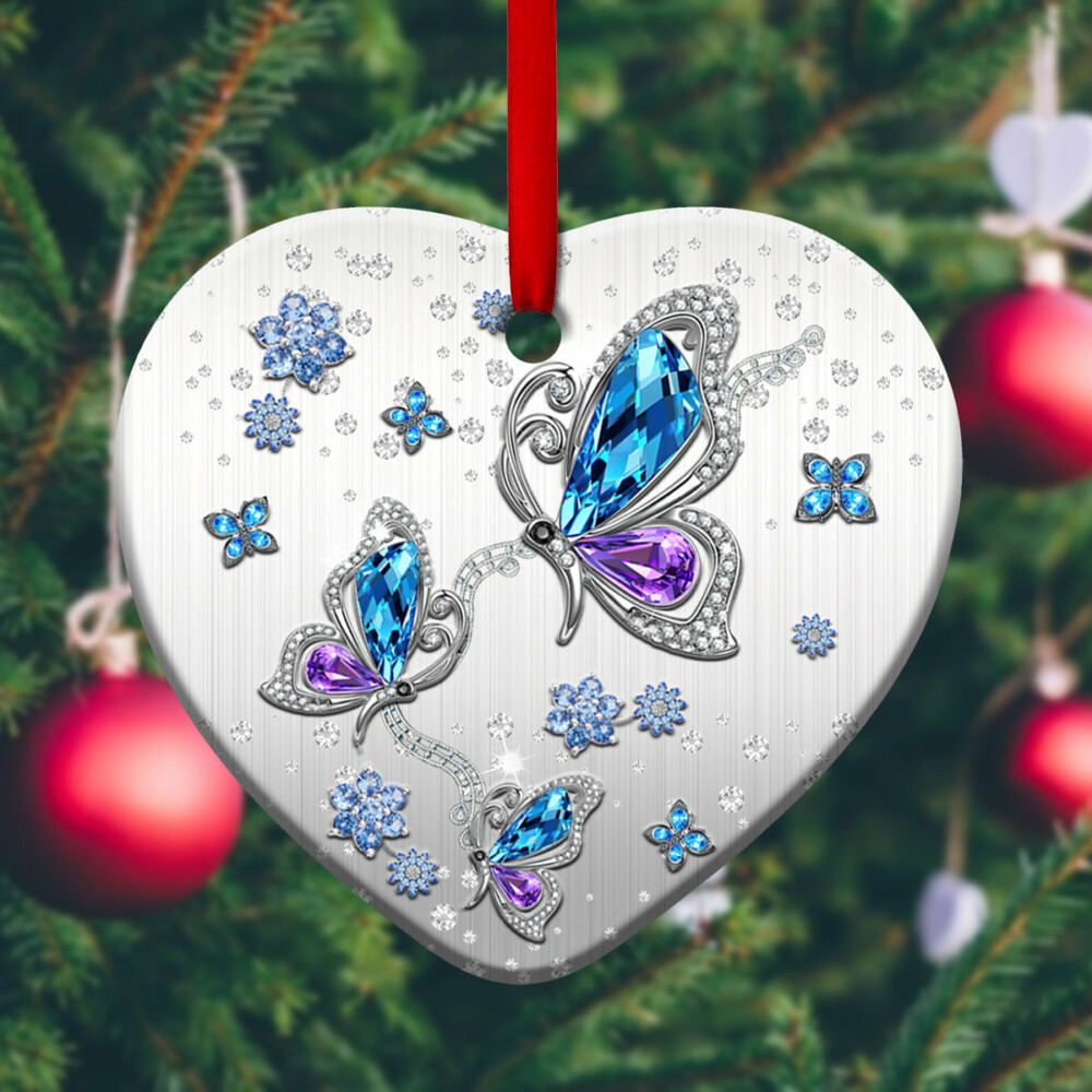 Butterfly Jewelry So Beautiful - Heart Ornament - Owl Ohh - Owl Ohh